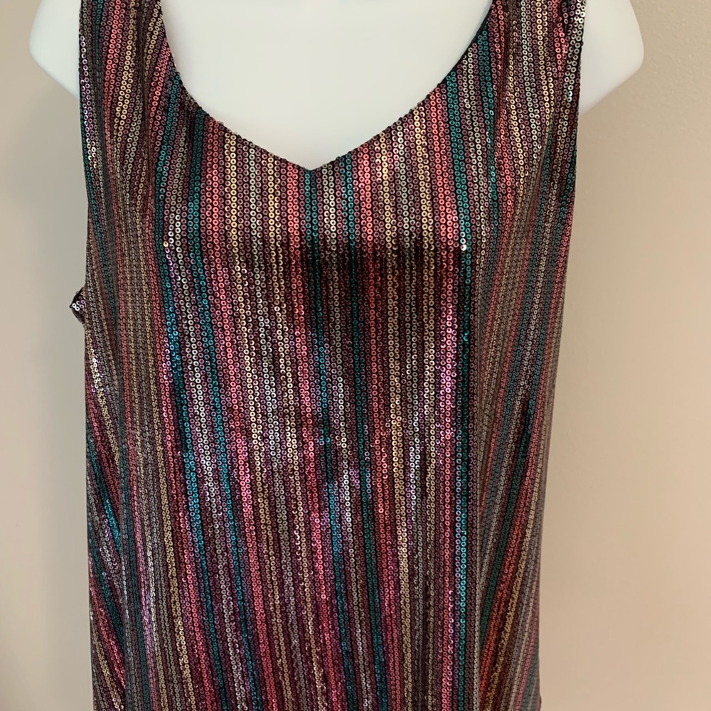 Tribal Sequin Tank - Picture 12 of 13